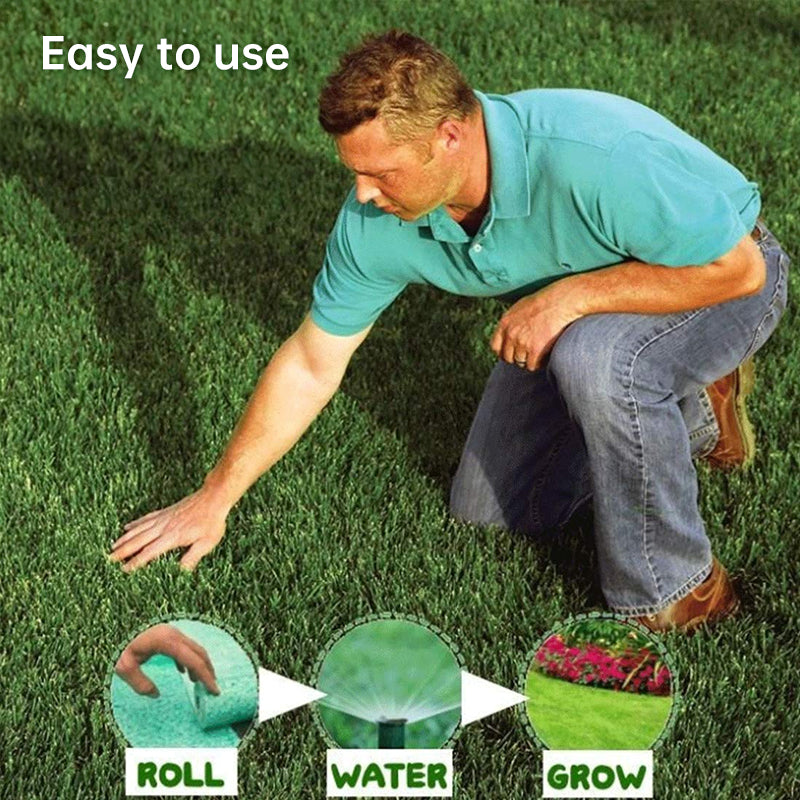 Degradable lawn seedling mat (10×0.7ft) for playgrounds, flower beds, greenhouse landscapes. - V.I.P Digital Presence