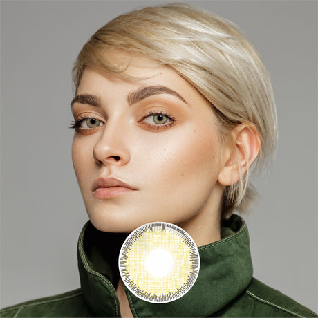 1Pair FDA Certificate Eyes Beautiful Pupil Colorful Girl Cosplay Contact Lenses  EMILY BROWN - V.I.P Digital Presence