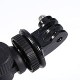 GloryStar - Abrazadera para manillar de bicicleta y motocicleta, color negro, adaptador de trípode para cámara GoPro Hero 1, 2, 3, 3+ y 4