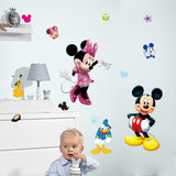 Mickey Minnie Decorative Painting Children's Room Background Wall Mickey Mouse Wall Sticker - V.I.P Digital Presence