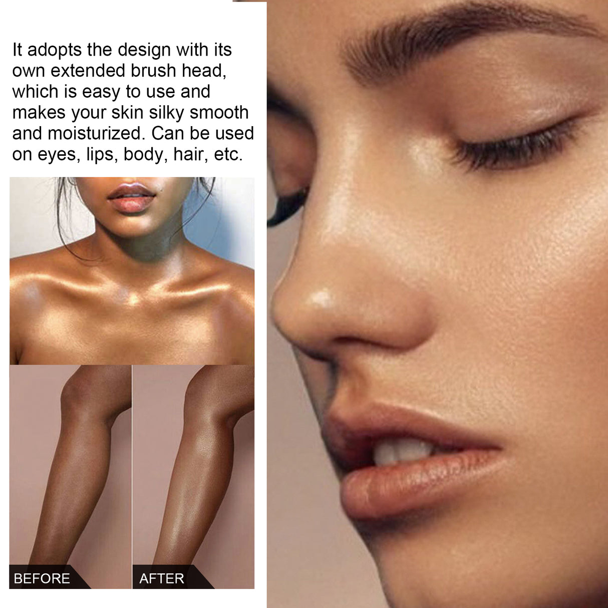 Highlighter Pat Powder, Light Highlighter Natural 3D Contoring Powder - V.I.P Digital Presence
