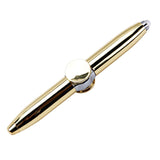 Multi functional rotating luminous flash decompression decompression fingertip rotating metal finger gyroscope ballpoint pen - V.I.P Digital Presence
