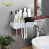 Toothbrush holder wall mounted home mouthwash cup electric non perforated dental tools, dental cylinder set holder - V.I.P Digital Presence