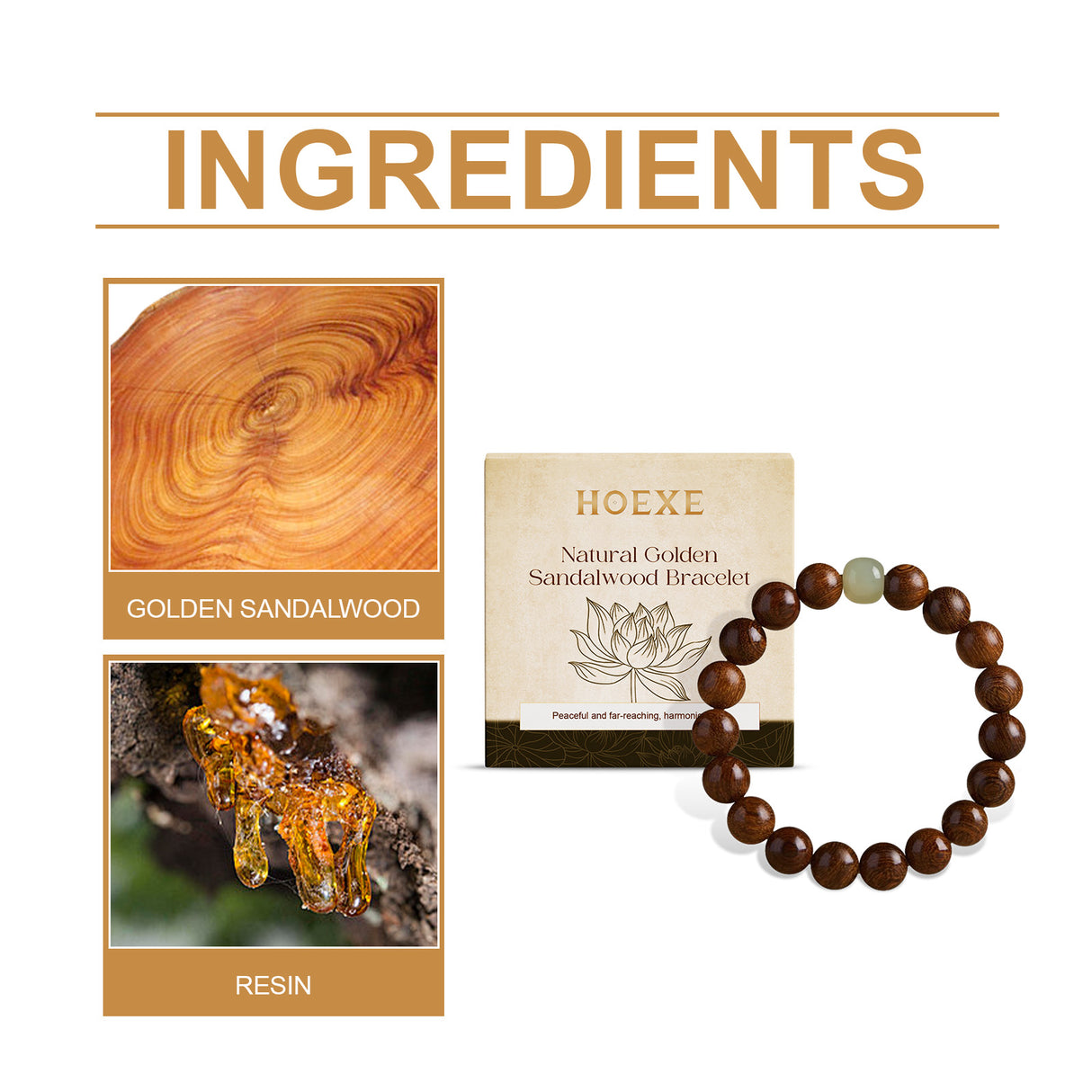 Gold Wire Sandalwood Bead String New Chinese Style Simple Minority Sense Ancient Style Style Play Decorative Bracelet - V.I.P Digital Presence