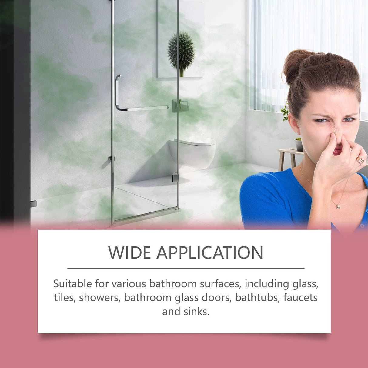 Bathroom Water Stain Remover, Bathroom Glass Door Bathtub Tile Stain Scale Cleaning Cleaner - V.I.P Digital Presence