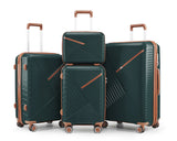 Luggage set of 4 pieces (14/20/24/28) with 4 360 degree silent rotating wheels made of PP material and durable TSA lock - V.I.P Digital Presence