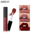 Qibest 34 Colors Matte Non-Stick Cup Does Not Fade Lip Gloss Matte Liquid Lipstick Makeup - V.I.P Digital Presence