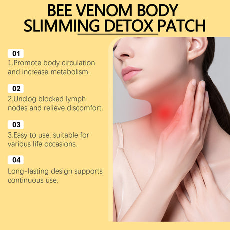 Toxic Bee Lymph Slimming Detox Patch Lymphothyroid Care Health Care Bee Venom Slimming Slimming Detox Patch - V.I.P Digital Presence