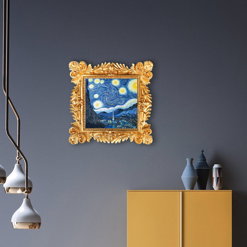 Kit de pintura al óleo 3D DIY "Relieve" de la Noche Estrellada de Van Gogh