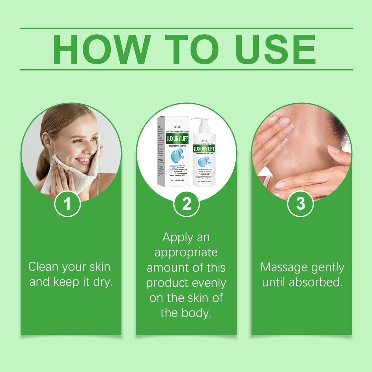 Firming Body Lotion, Gently Moisturizes Dry Body Skin, Hydrates, Tightens And Lightens Fine Lines