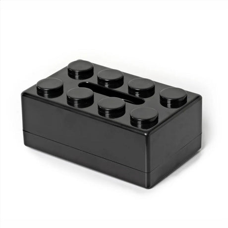 ABS Building Block Shaped Tissue Box Wall-mounted Creative Face Towel Box Organizer Perforation-free Removable - V.I.P Digital Presence