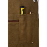 Long heavy-duty canvas tool apron, carpenter apron, carpenter 16 ounces, fully adjustable, no need for waxing - V.I.P Digital Presence