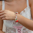 Sweet strawberry bow bracelet Bracelet temperament versatile imitation pearl vacation jewelry - V.I.P Digital Presence