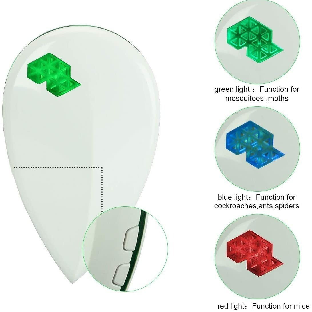 Ultrasonic mosquito repellent Indoor plug-in multi-functional insect repellent LED night light mouse repellent - V.I.P Digital Presence