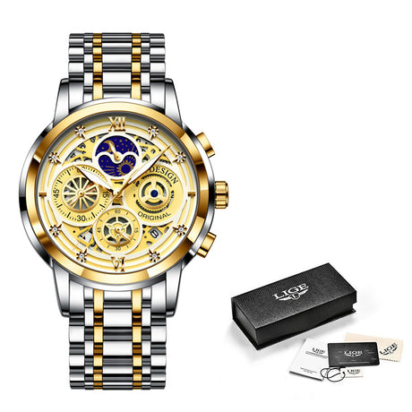 Men's Quartz Watch Skeleton New Concept Waterproof Watch Multifunctional Watch - V.I.P Digital Presence