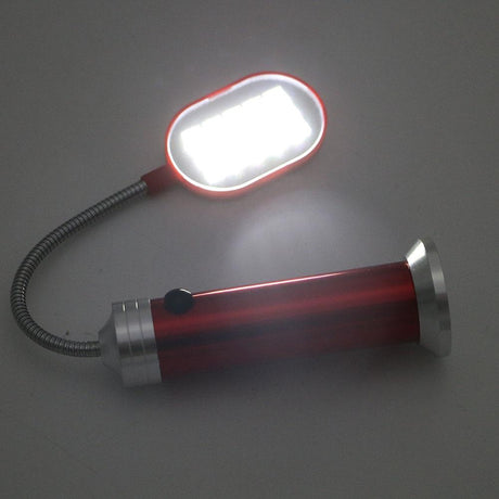 LED Flashlight Flexible 1 Mode Aluminum Desk Light Lamp 15 LED  With Magnet Torch Perfect Companion Light - V.I.P Digital Presence