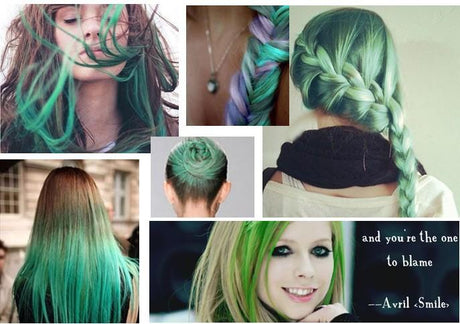 Hair Dying Chalk Temporary Hair Powder Soft Salon Hair Color DIY Salon 4 Colors optional one time use - V.I.P Digital Presence