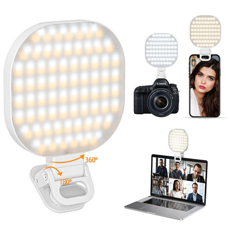 Mobile phone fill light, live broadcast ring light, computer laptop photography light, LED video conference fill light - V.I.P Digital Presence