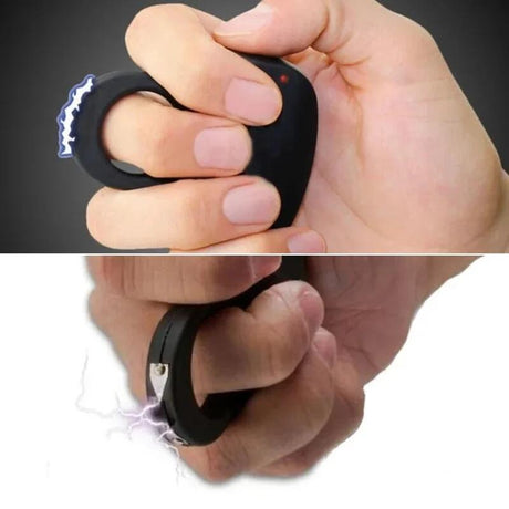 Current cheetah thorn ring 18mv electric shock ring toy ring self-defense finger set toy creative toy - V.I.P Digital Presence