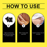 Foot Bath Foot Gel, Herbal Essence Leg Waist Care Foot Soak Package Foot Gel