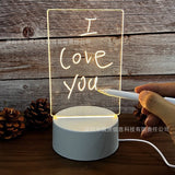 Take Down Notes And Light Up Your Space Transparent Luminous Acrylic Noteboard - V.I.P Digital Presence