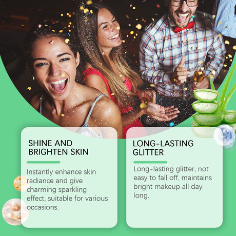 Color Brightening Glitter Spray, Party Hair Body Spray Shimmer Highlight Brightening Glitter Spray - V.I.P Digital Presence