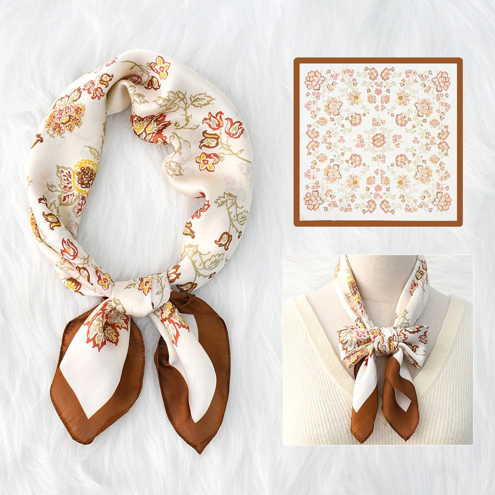 Silk Scarf Women's Sunscreen Beach Imitation Silk Versatile Silk Scarf Neckband - V.I.P Digital Presence