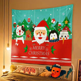 New Christmas Background Cloth, Christmas Tapestry, Christmas Party Event Decoration Hanging Cloth, Christmas Hanging Cloth - V.I.P Digital Presence