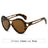 New European and American Sunglasses for Women UV400 Fashion Double Beam Round Frame Personalized PC Hollow Sunscreen Sunglasses - V.I.P Digital Presence
