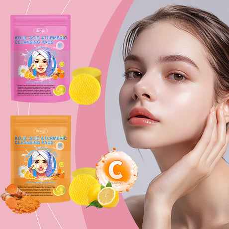 Turmeric Acid Cleansing Pad Gentle Exfoliating Deep Clean Non-Tight Improving Skin Cleansing Pad - V.I.P Digital Presence