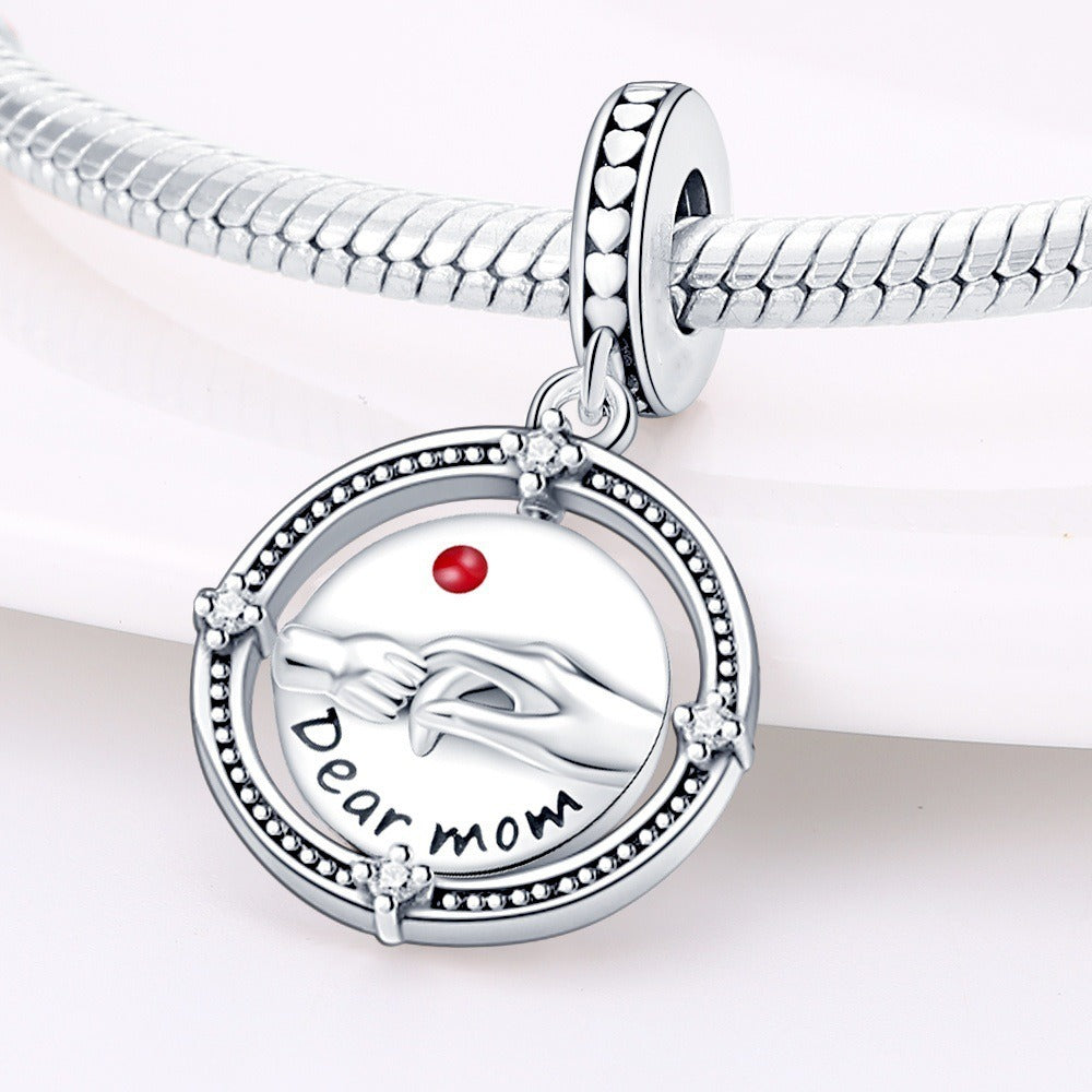 Mother's Day heart-shaped blessing pendant birthday gift DIY jewelry accessories - V.I.P Digital Presence