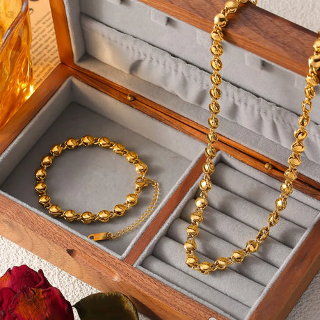 18K Gold-Plated Titanium Steel Bracelet - V.I.P Digital Presence