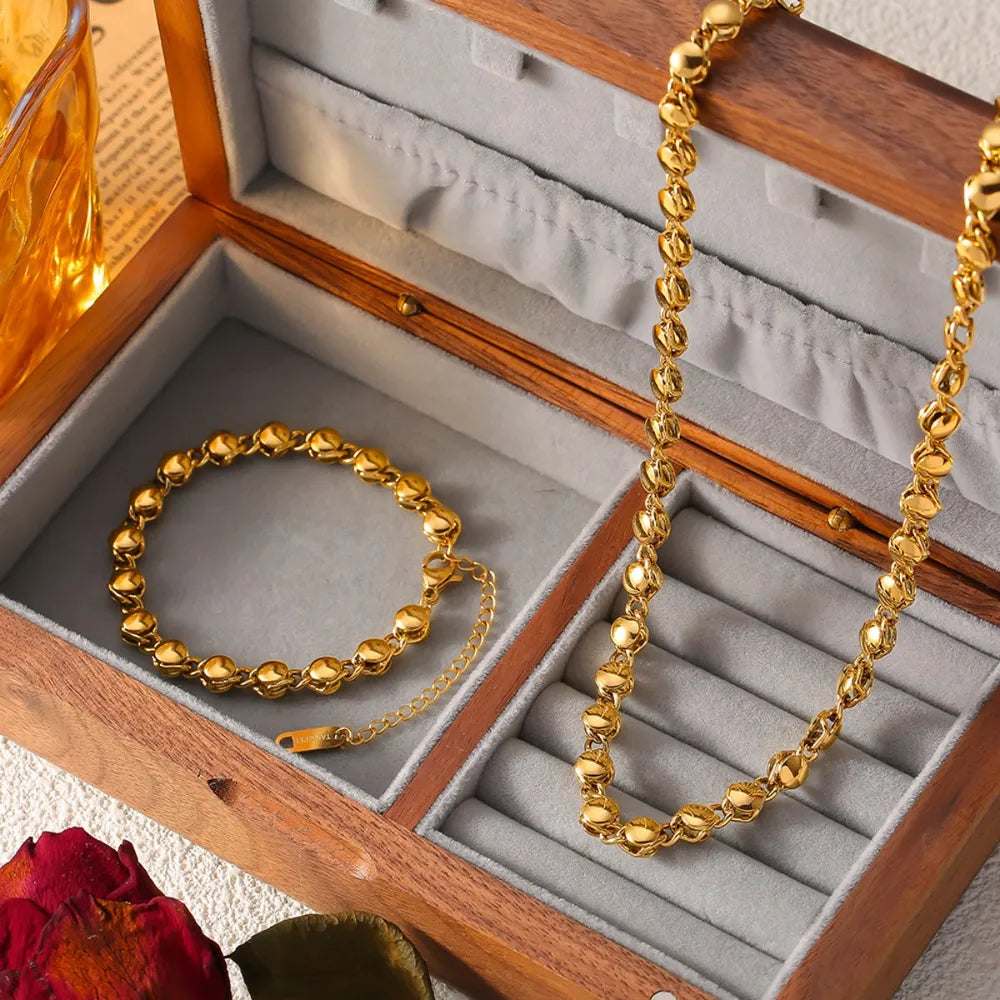 18K Gold-Plated Titanium Steel Bracelet - V.I.P Digital Presence