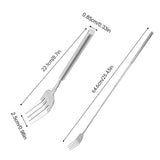 Stainless Steel Telescopic Long-Handle Fork for Barbecue, Dinner, Fruits and Desserts - V.I.P Digital Presence