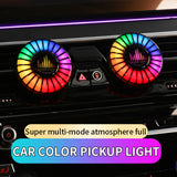 Car aromatherapy air outlet atmosphere light Car sound pickup light Car perfume voice-controlled rhythm light - V.I.P Digital Presence