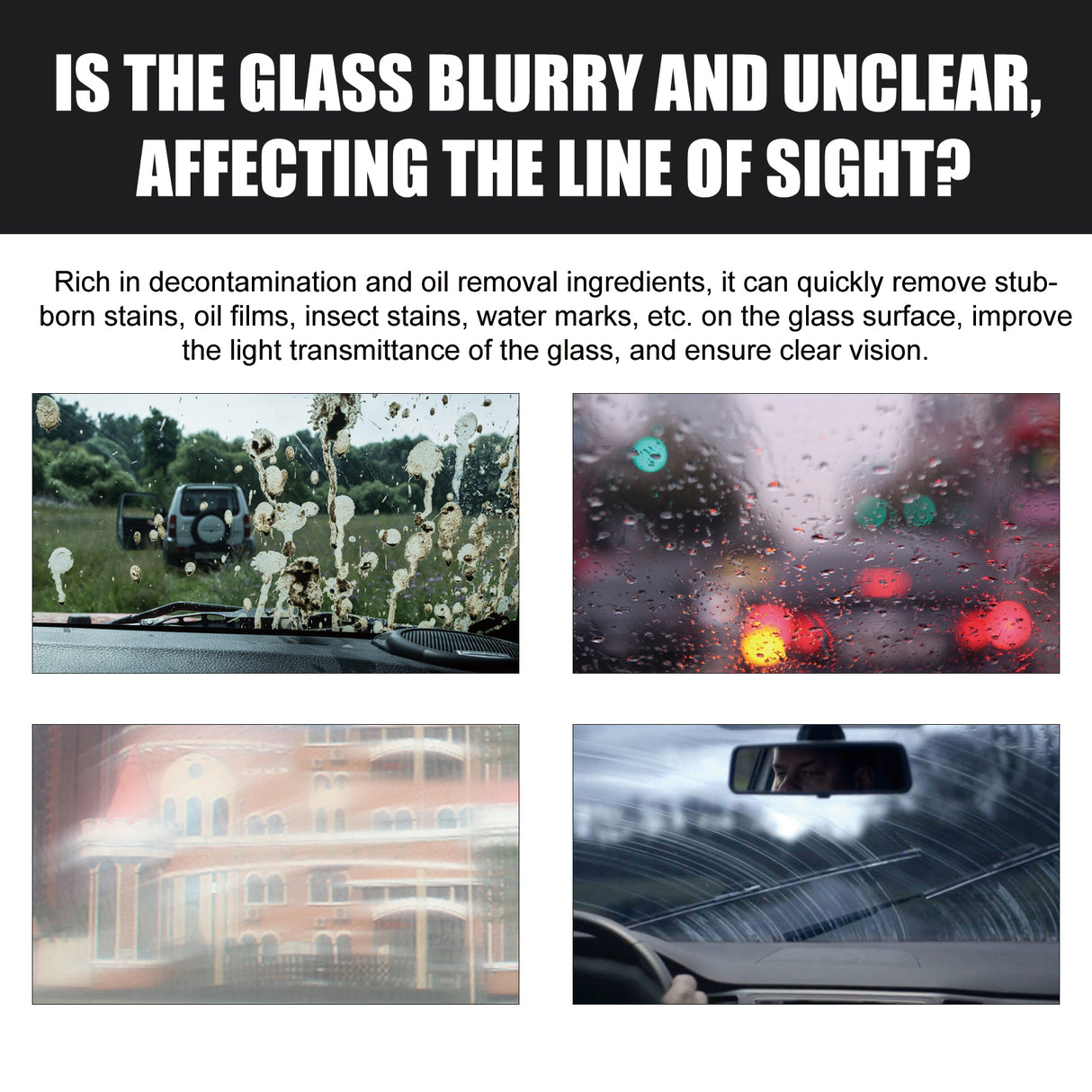 Powerful Cleaning Glass Oil Film Remover, Front Windshield Oil Remover Cleaner Is A Powerful Stain Cleaner For Windows - V.I.P Digital Presence