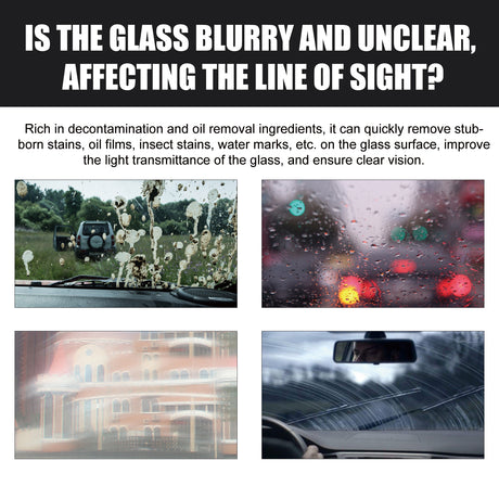 Powerful Cleaning Glass Oil Film Remover, Front Windshield Oil Remover Cleaner Is A Powerful Stain Cleaner For Windows - V.I.P Digital Presence