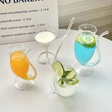 Creative Glass Cup Coffee Milk Mug Irregular Whisky Cocktail Wine Glasses Juice Coffee Mugs Christmas Gifts - V.I.P Digital Presence