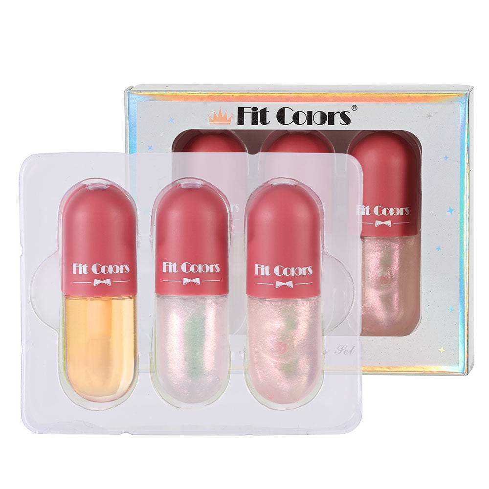 Rich Lip Dye Lip Liquid Partial Pearlescent Fine Flash Moisturizing Hydrating Temperature Controlled Discoloration Lip Oil Lip Gloss Liquid Set Box - V.I.P Digital Presence