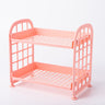 Double Storage Rack Kitchen Small Shelf Desktop Storage Rack Bathroom Sink Plastic Organizing Rack - V.I.P Digital Presence
