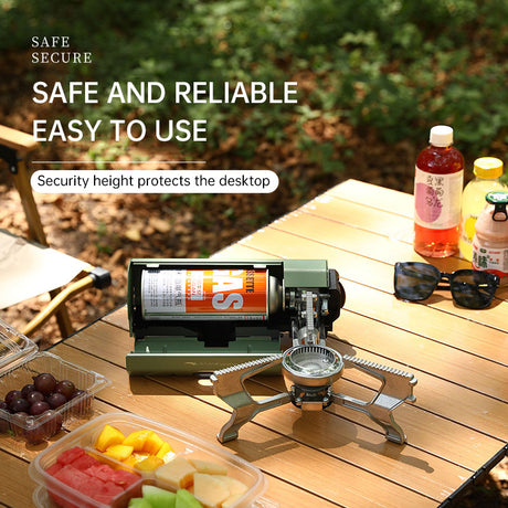 Outdoor Card Type Stove Folding Portable Gas Stove Camping Cooker Household Gas Tank Card Magnetic Stove Windproof Cass Stove - V.I.P Digital Presence