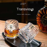 Shanhai glass whiskey cup personalized niche home wine cup mini wine glass beer cup - V.I.P Digital Presence