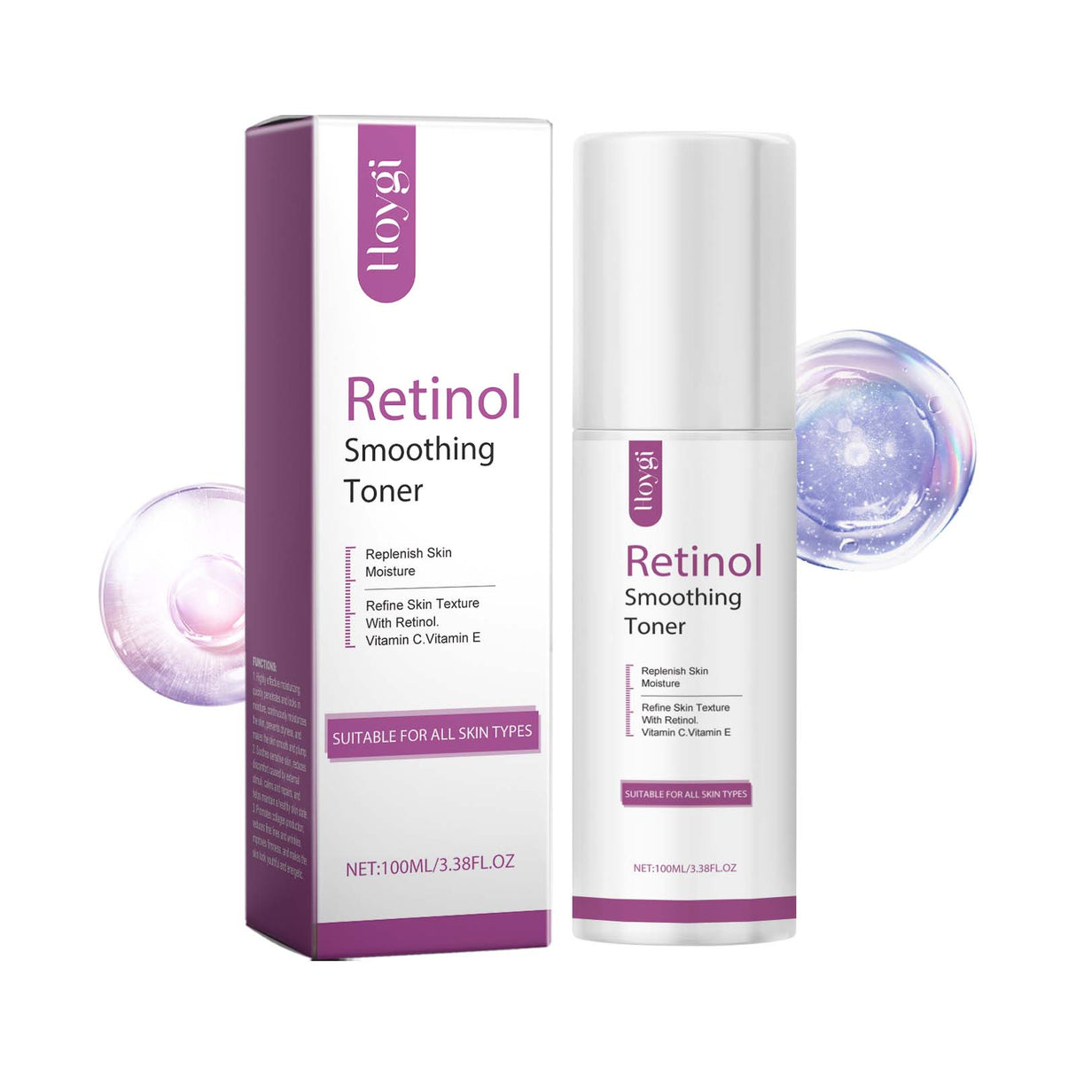 Retinol Hydrating Toner Moisturizes The Skin, Protects Fine Lines And Brightens The Undertone