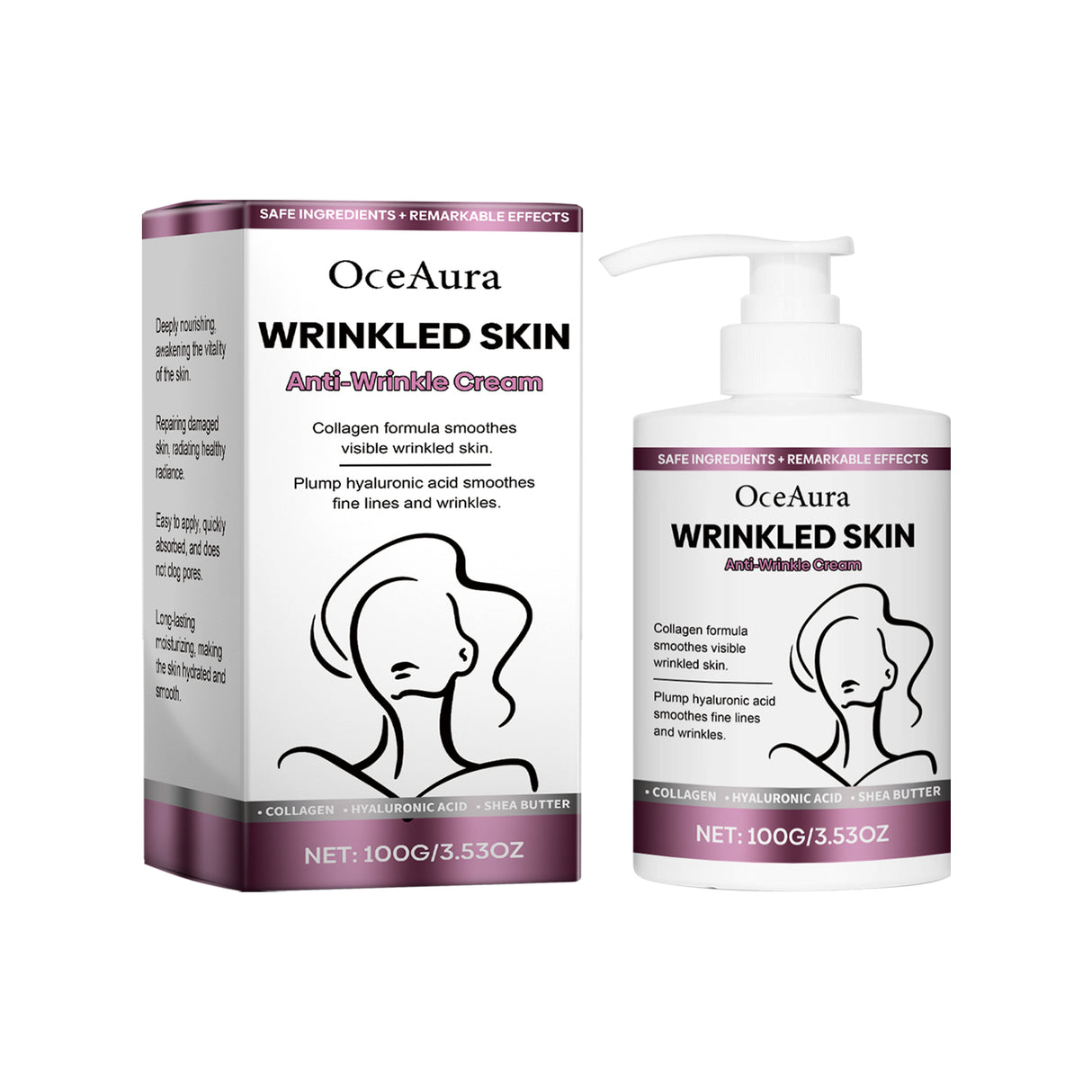 Body Firming Cream Moisturizes Tender Skin With Fresh, Non-Sticky Firming And Light Lines Body Care Cream