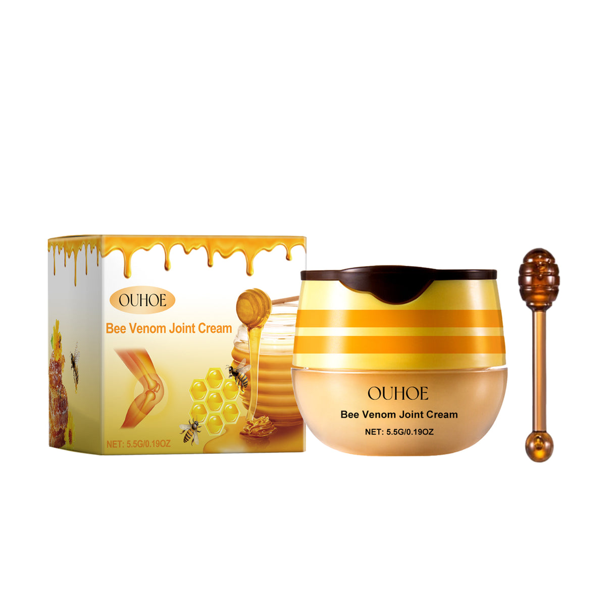 Ouhoe Bee Venom Bone And Joint Cream Repair Sore Joints Muscle Swelling Muscle Massage Gentle Joint Care - V.I.P Digital Presence