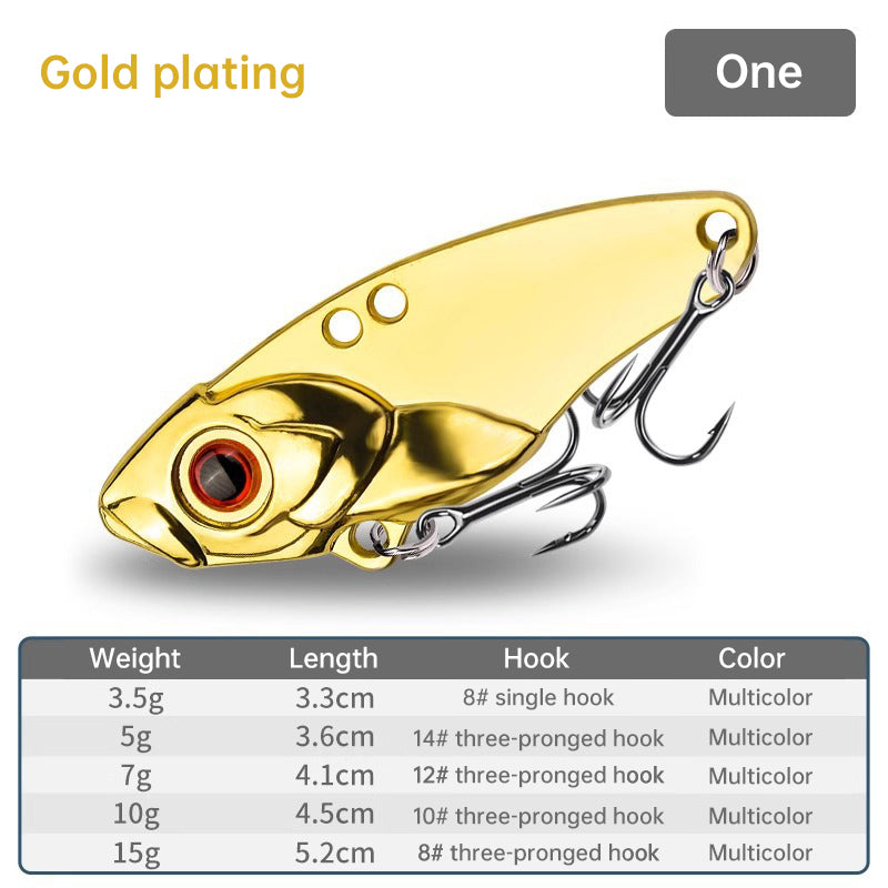 1PCS 3.5g/5g/7g/10g/15g VIB Fishing Lure – Rattlesnake Iron Jig, long-cast hard lure for predatory fish. - V.I.P Digital Presence