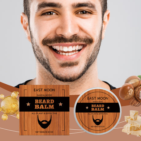 Men's Beard Care Cream Sandalwood Ingredients For Beard Care For Men With A Variety Of Skin Types - V.I.P Digital Presence