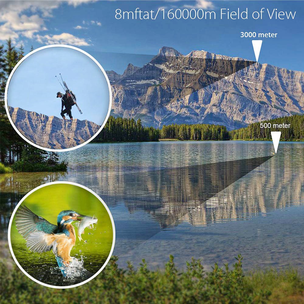Telescopio profesional APEXEL 60X60, binoculares de 10000 m de alta potencia para caza al aire libre, binoculares de visión nocturna óptica, impermeables. 