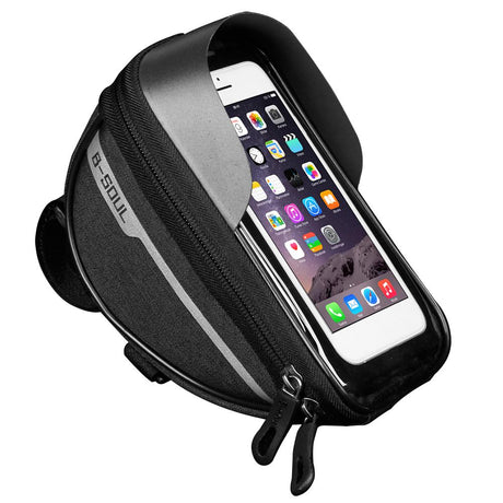Cycling Bicycle Bike Head Tube Handlebar Cell Mobile Phone Bag Case Holder Case Pannier Waterproof Touchscreen Polyester Bike ba - V.I.P Digital Presence