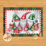 New Christmas dining mat table decoration anti fouling and heat-insulating Western style mat - V.I.P Digital Presence